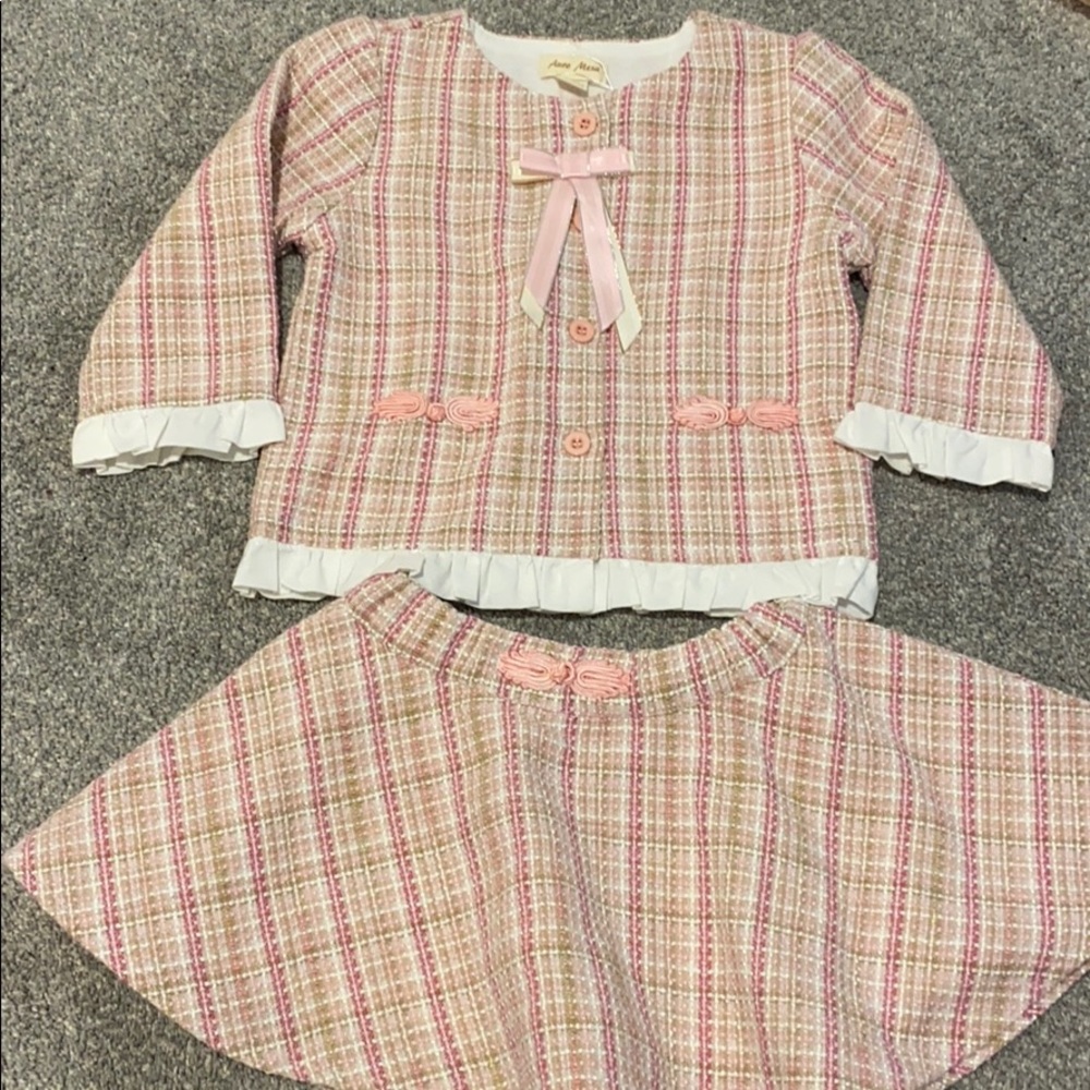 Toddler tweed outfit